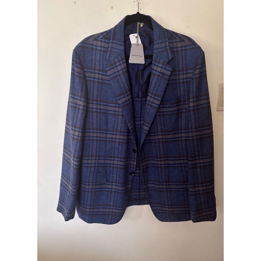 ♥️ SOLD Sartorio Napoli
Windowpane Wool Sport Jacket size euro 54 - Picture 3 of 6